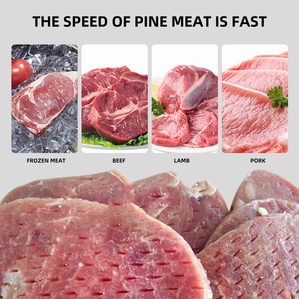 

Multifunctional Meat Tenderizer Stainless Steel Meat Flavor Relaxing Machine Efficient Meat Loosening Tool