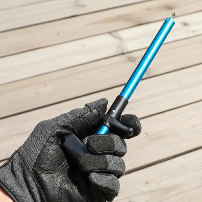 Aluminum Tube Fishing Hook Remover 1PC Lightweight Rustproof Detacher Tool for Effortless Lure Removal on Outdoor Fishing