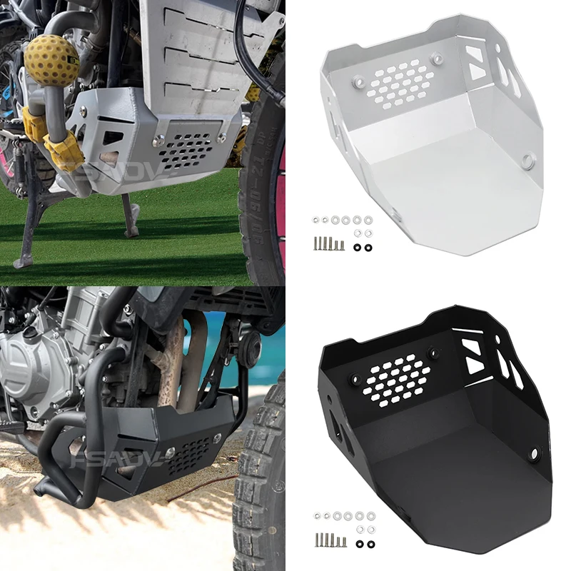 Fit For CFMOTO 450MT Motorcycle Engine Chassis Guard Skid Plate Belly Pan Cover Bash Plate Accessories MT450 450 MT 2024 2025