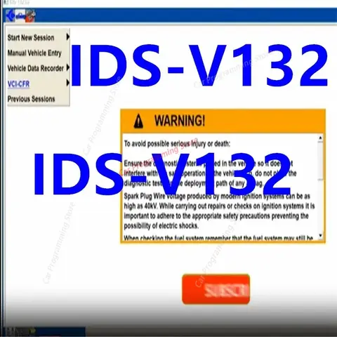 HOT IDS-V132 Multi-Language IDS 132 For Ford VCMII OBD2 Scanner Diagnostic Tools with Autroniq A100, A200 and For Ford VCM III