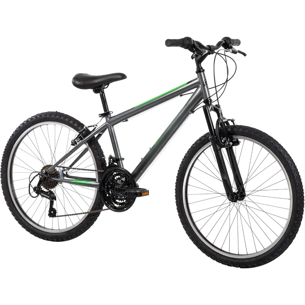 

Hardtail Mountain Bike for Boys/Girls/Men/Women, 20"/24"/26" Sizes, 6 or 21 Speed Twist Shifting, Hardtail Mountain Bicycle