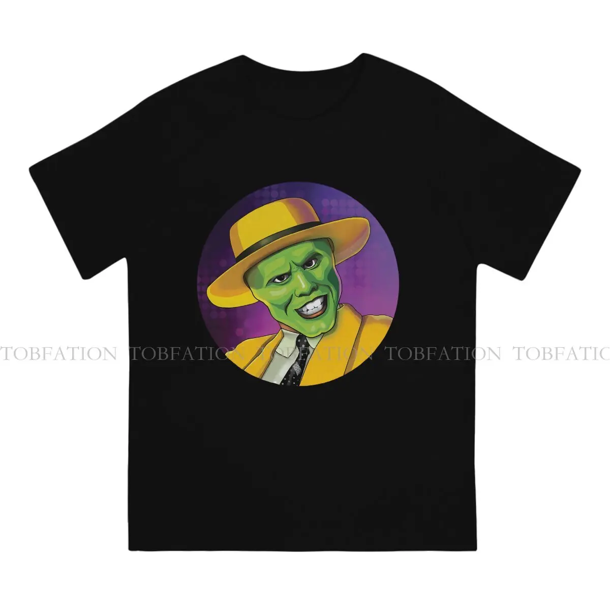 The Mask Movie 100% Cotton TShirt Stanley Ipkiss Classic T Shirt Oversized Men Clothes Printing Trendy