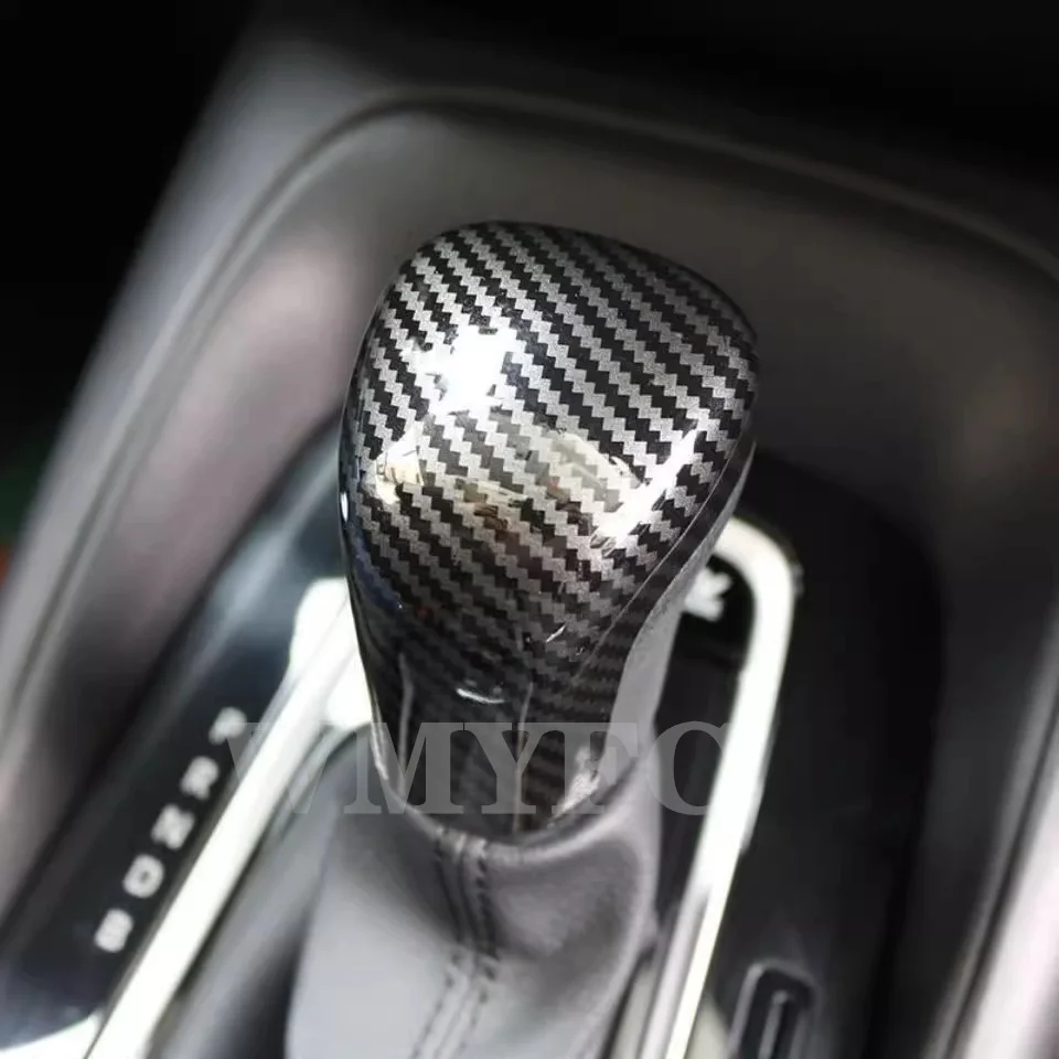 ABS Car Gear Head Lever Shift Knob Cover Gear Shift Handle Trim Decoration for Toyota Corolla E210 2019-2023 Accessories