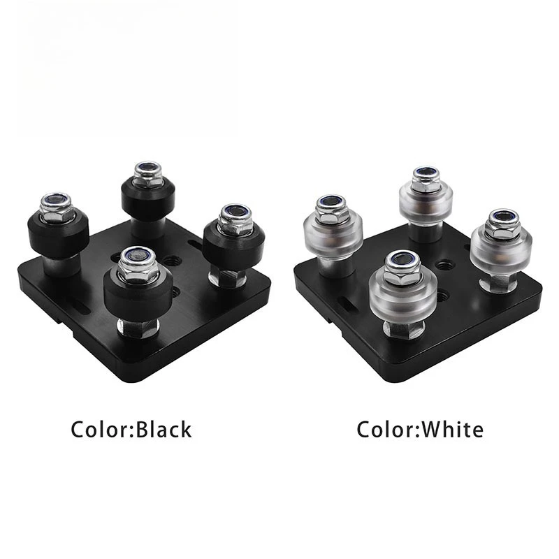 3D printer accessories European standard 2040 aluminum profile pulley V-slot pulley V-Slot mini five-wheel kit X-axis