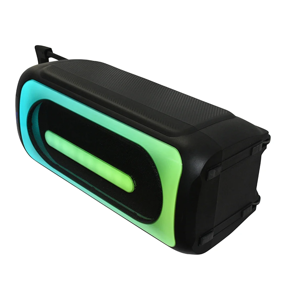 T New Double 10 Inch Bluetooth Portable Trolley Speaker High Power 120W Party Speaker With LED Light Karaoke Player