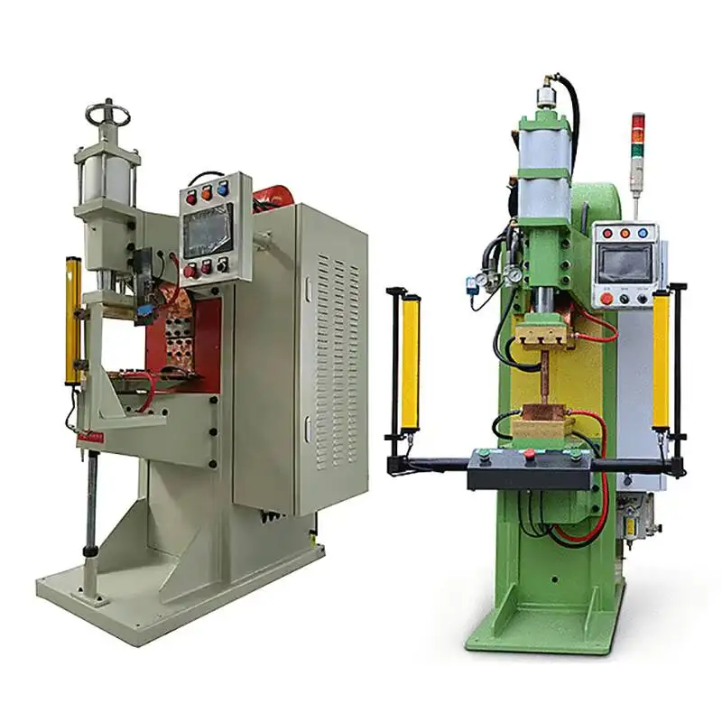 Vertical Automatic Medium Frequency Inverter Metal Resistance Welding Machine DC Touch Spot Welder