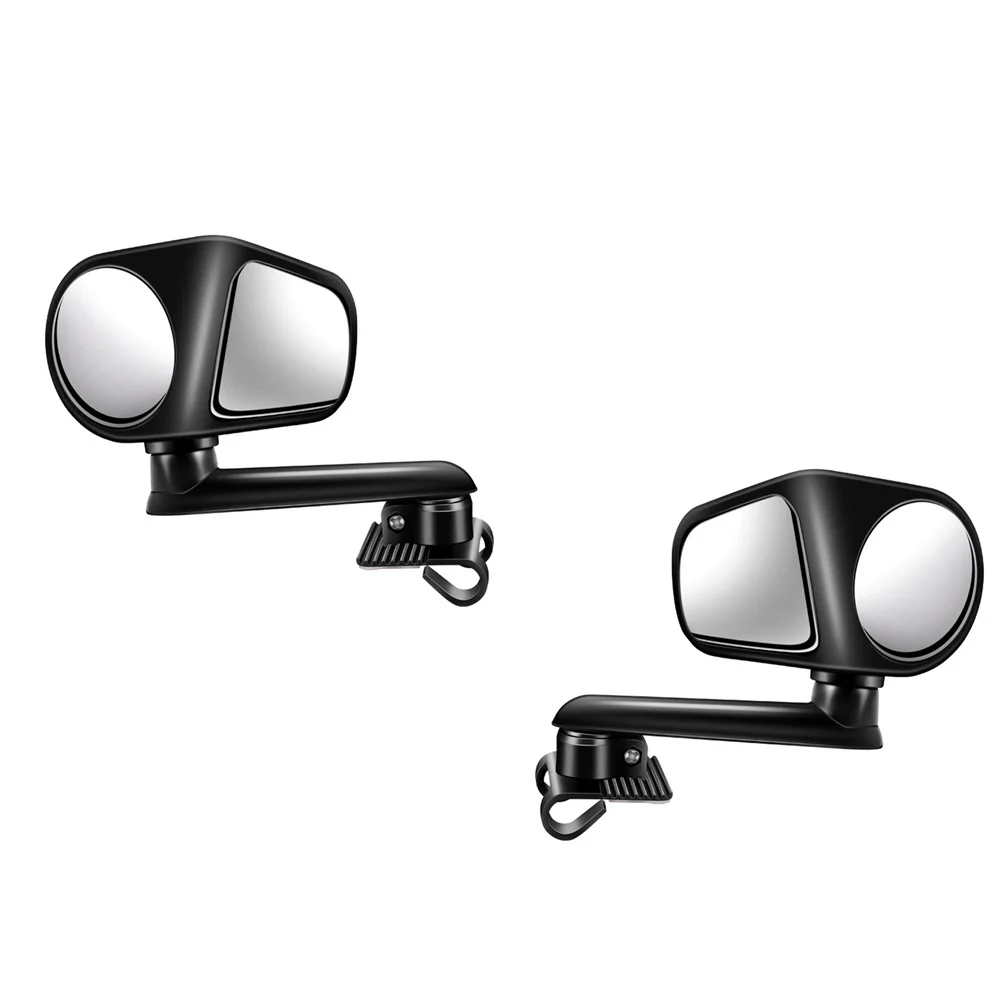 

1Pair Car Rearview Mirror 360 Degree Adjustable Shock Resistant Reversing Auxiliary Wide Angle Blind Spot Mirror Car
