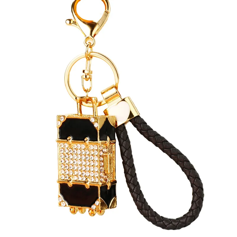 Fashion Diamond Luggage Travel Keychains