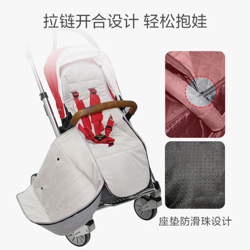 Winter thickened sleeping bag warm baby sleeping bag envelope newborn windproof waterproof stroller foot cover stroller accessor