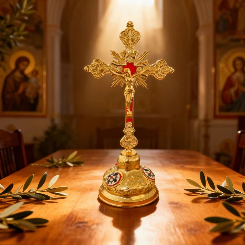 

New 2026 Eastern Orthodox Church Baptist Church supplies high-quality hand-held candle holder dining table decorations pray Gift