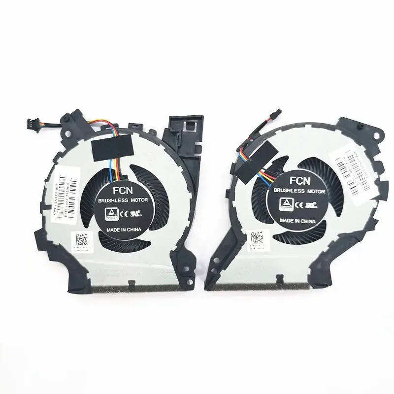 

suit for HP ZHAN99 TPN-C134 I7-8750H 5V 0.5A 4 pin 4wire Radiator GPU+CPU FAN cooling fans