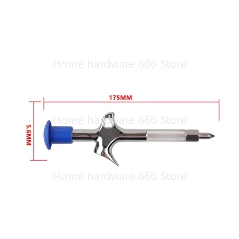 Cycling Aluminum Alloy Grease Gun Mini Nozzle Syringe Bicycle Accessories Upkeep Chain Injector Cycling Supplies Oiling