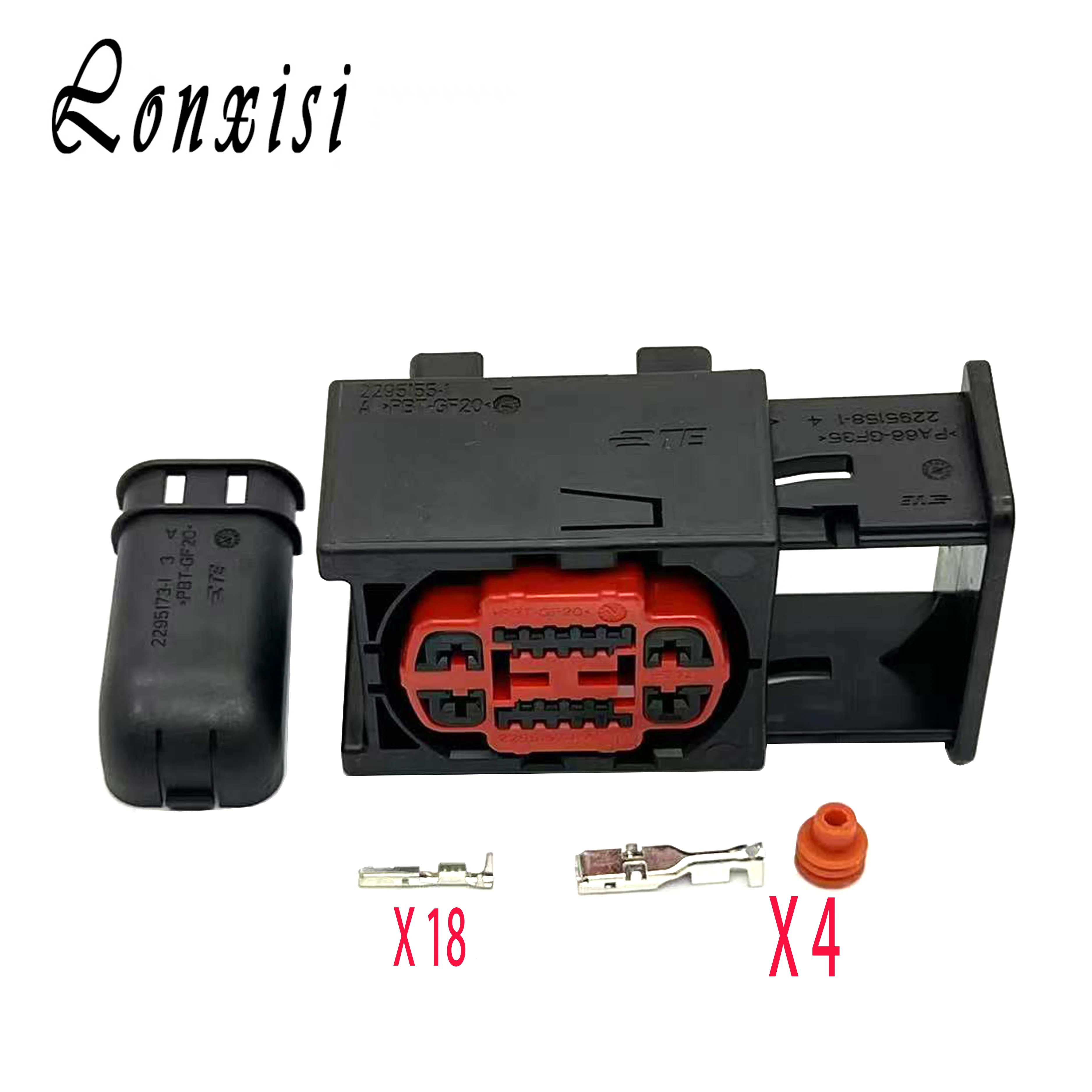 22 Pin 2295155-1 2295154-3 Car Connector For New Land Rover Headlight Plug Range Rover Evoque Discovery Jaguar