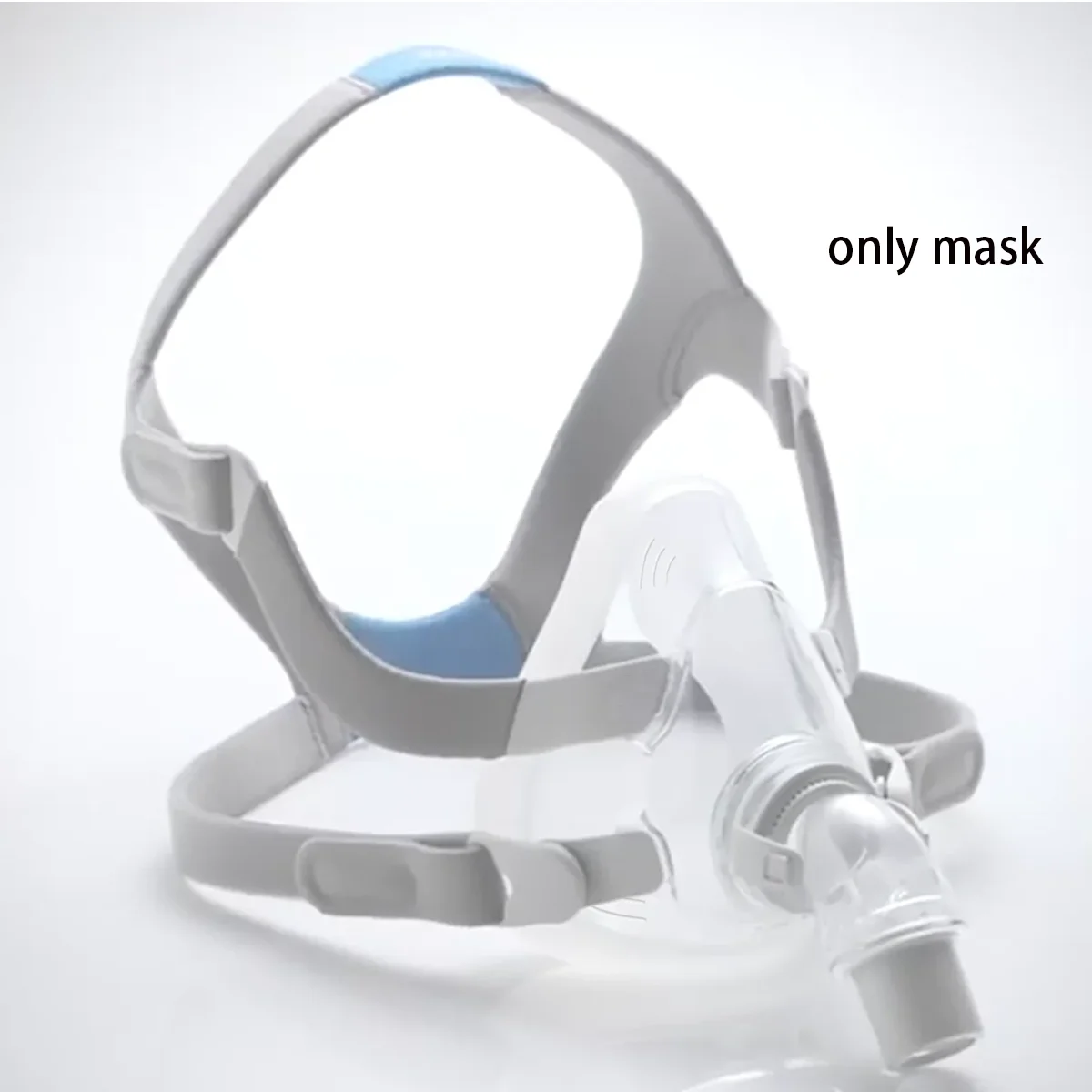 2 paquetes de cojines de repuesto para máscara de silicona Airfit F20 CPAP, cubiertas integrales para la boca y la nariz, 2 tamaños para