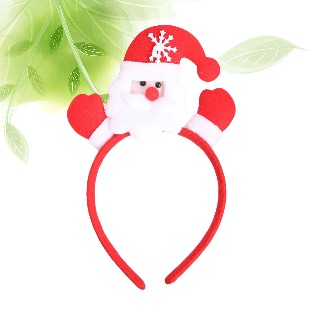 Christmas Lighted Hair Santa Claus Hair Band Christmas Decorations Party Supplies christmas hair hoop