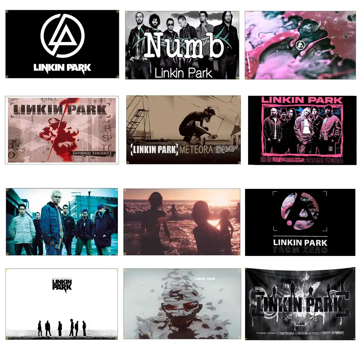 60x90cm/90x150cm Band L-Linkin P-Park Flag Tapestry Banner Poster For Music Fans Bedroom Wall Decoration