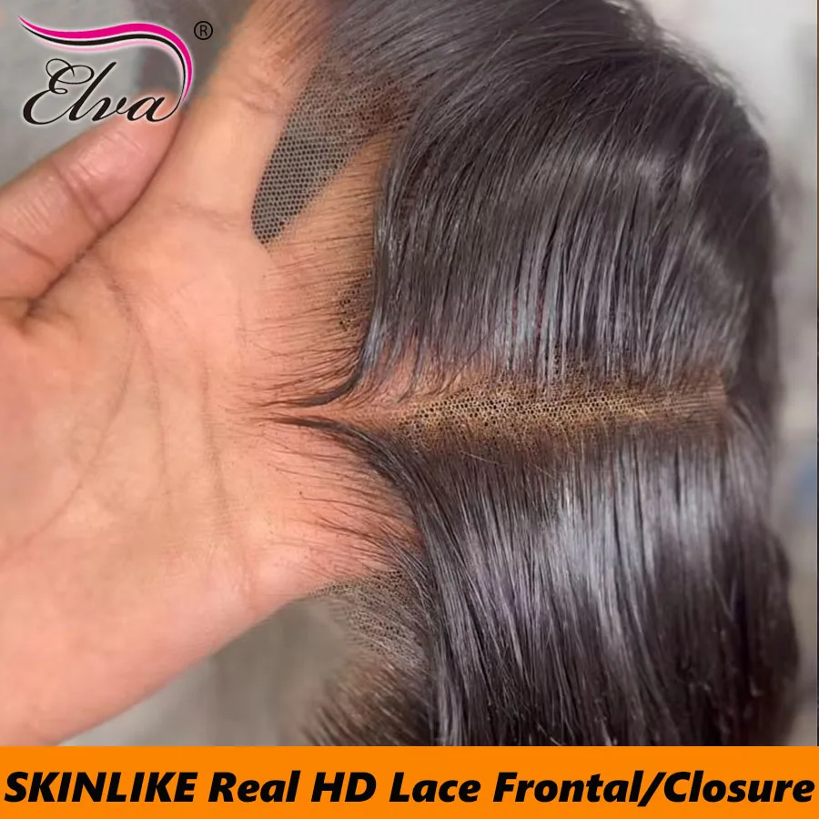 Invisible HD Lace Melt Skins 9x6 13x6 HD Lace Frontal Closure Human Hair Pre Plucked Ultra Thin HD Lace Closure 5x5 6x6 2x6 HD