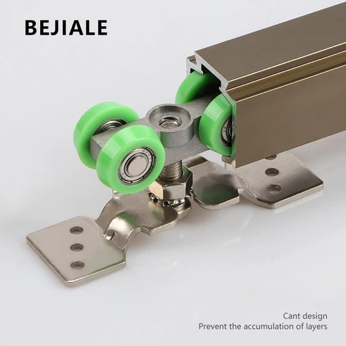 BEJIALE 슬라이딩 도어 풀리, 무소음 나무 도어 트랙 풀리, 주방 발코니 경사 평면 풀리