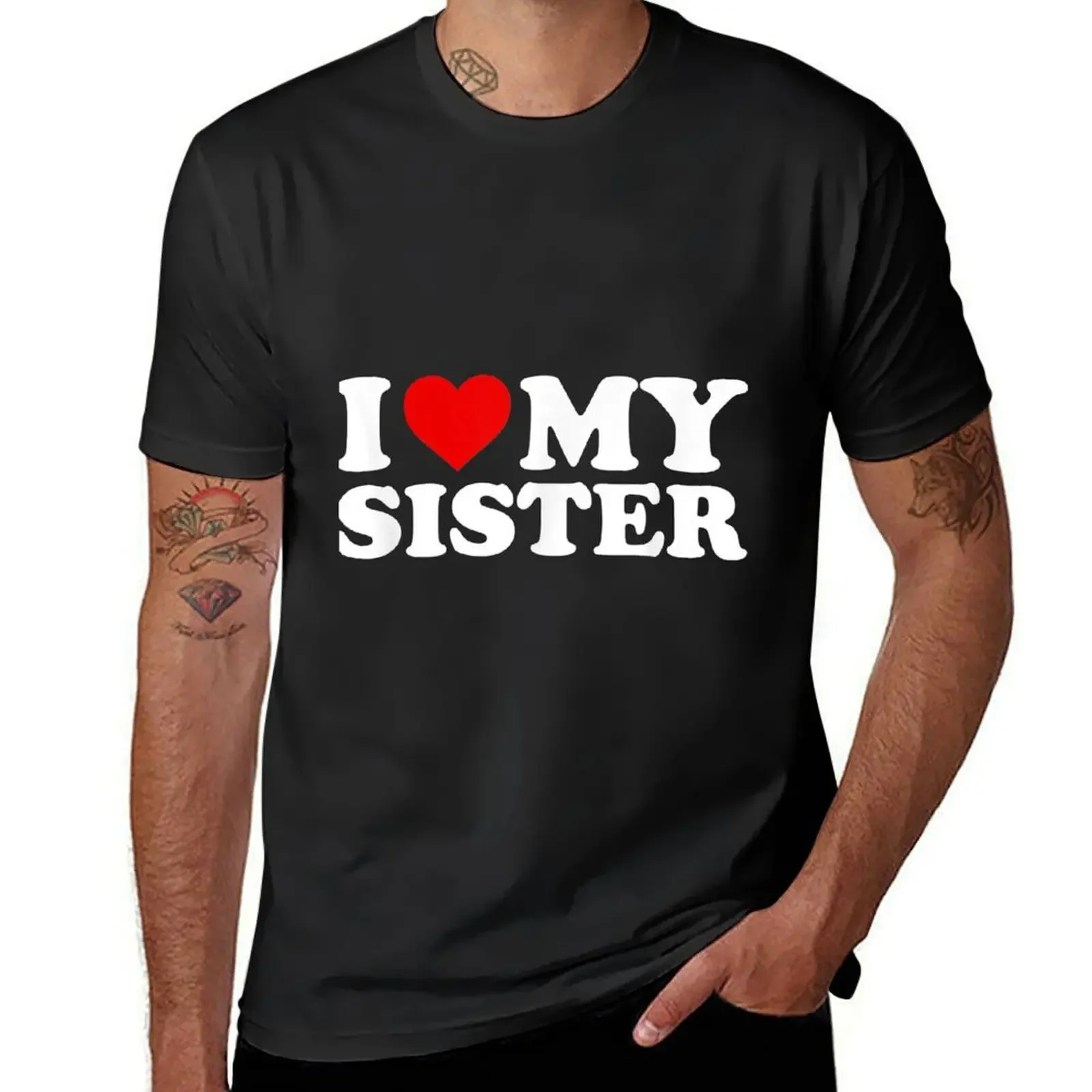 

I Love My Sister T-Shirt essential t shirt graphic t shirts sweat shirts, men