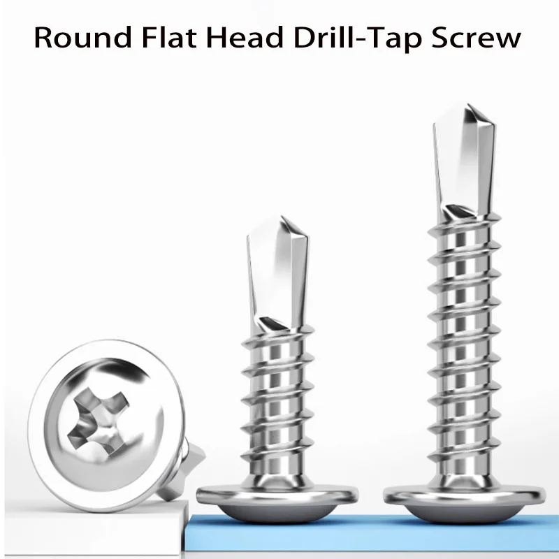 

Self-Tapping Sheet Metal Screws Truss Head High-Strength Quick Tapping Screws Lath to Metal M4.2 M4.8