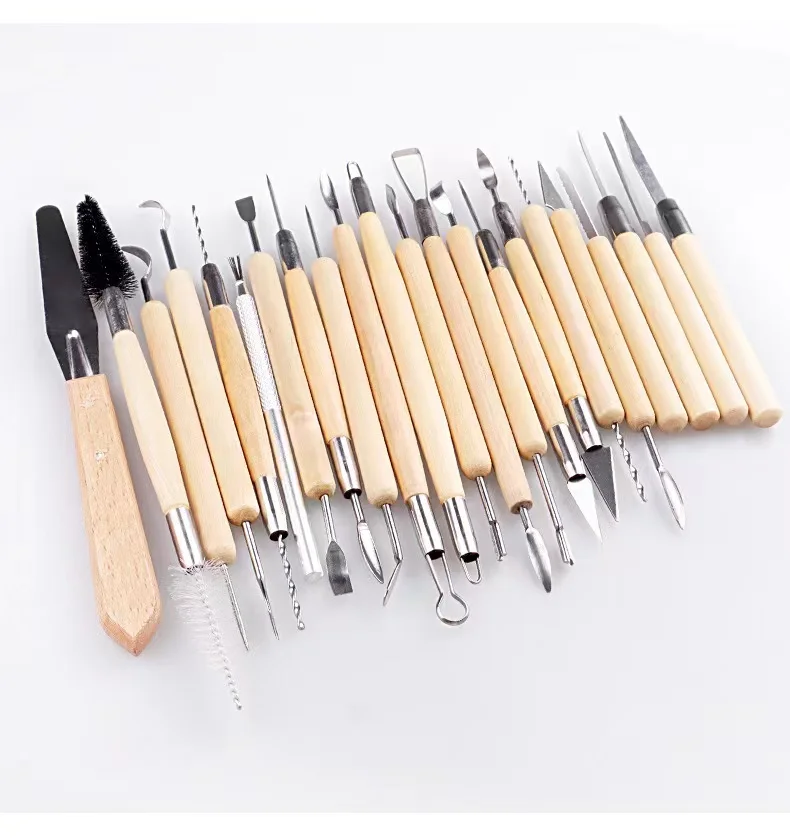 Hot Sell Pottery Clay Ceramics Tools Set Wax Carving Sculpting Modeling Sculpey Tools Pottery And Clay Sculpture Tools