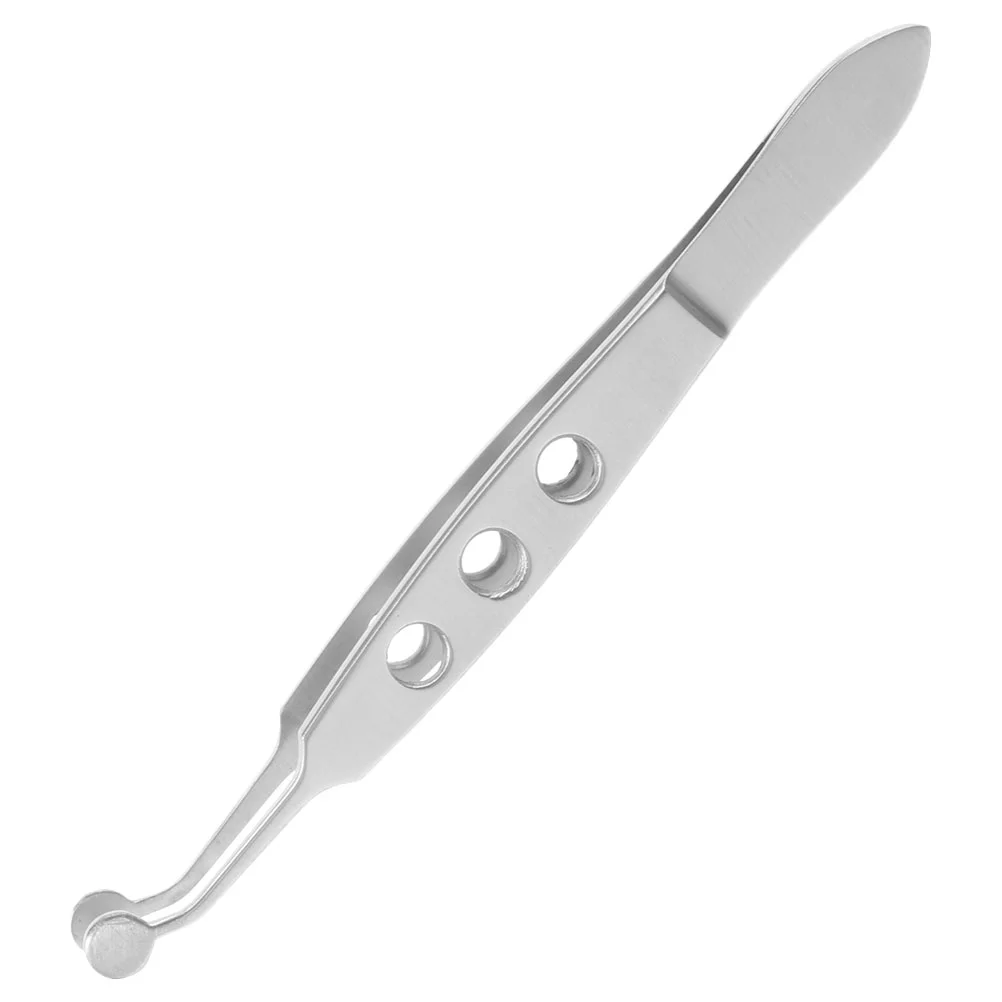 Mat Meibomian Gland Massage Forceps Eyelid Tool Eyelids Silver Stainless Steel Tweezers Man