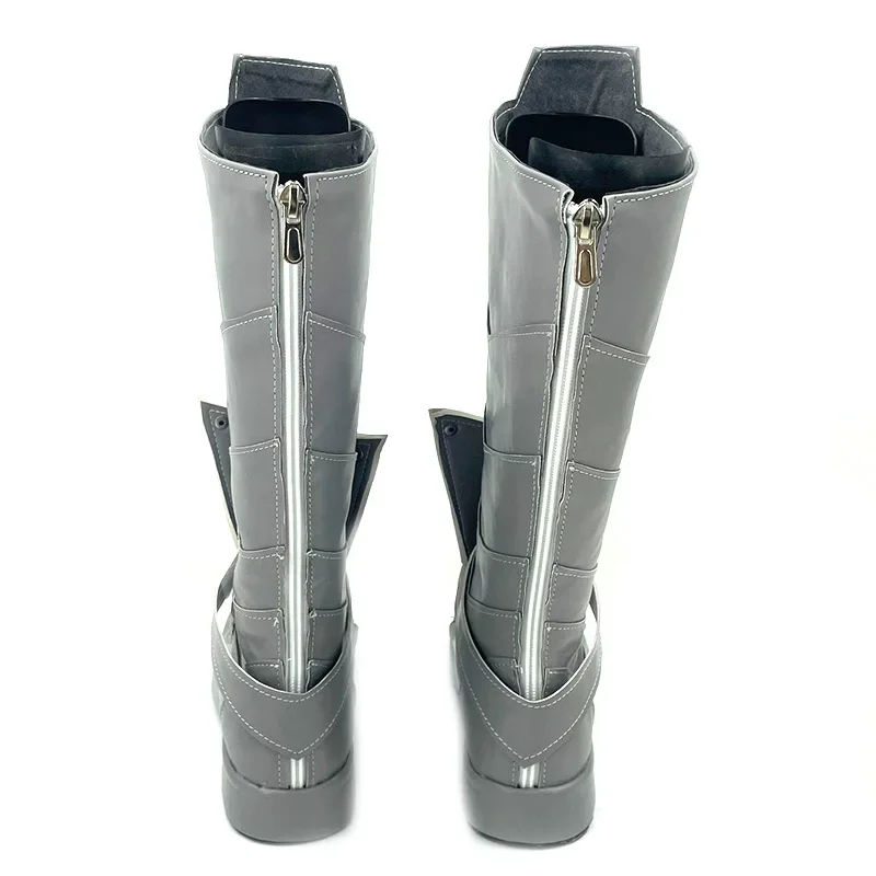 Gioco anime Scarpe cosplay Kaiju No. 8 Stivali Kafka Hibino Accessori per costumi da festa di Halloween realizzati su misura