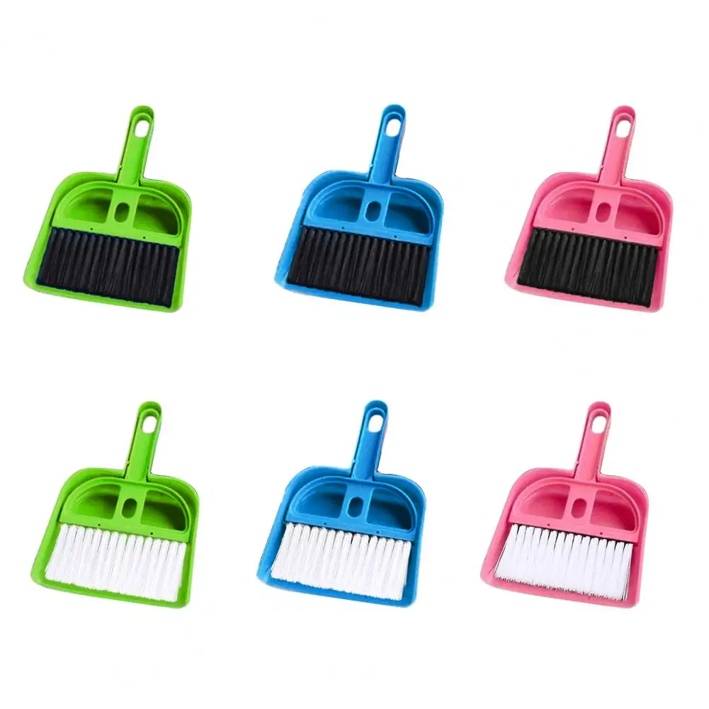 Desk Computer Keyboard Clean Broom Dustpan Mini Portable Hand Brush Cleaning Sweeper Dustpan Keyboard Cleaner