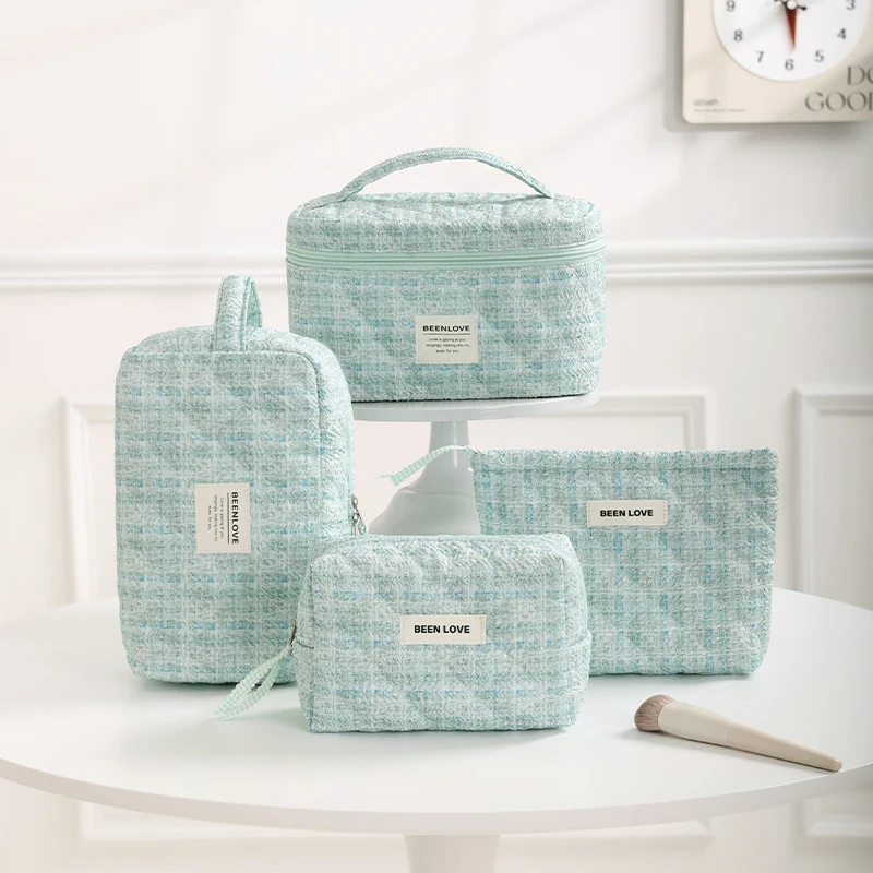 Saco cosmético flor do vintage feminino saco de cosméticos portátil zíper maquiagem organizador de viagem bolsa feminina saco de higiene pessoal
