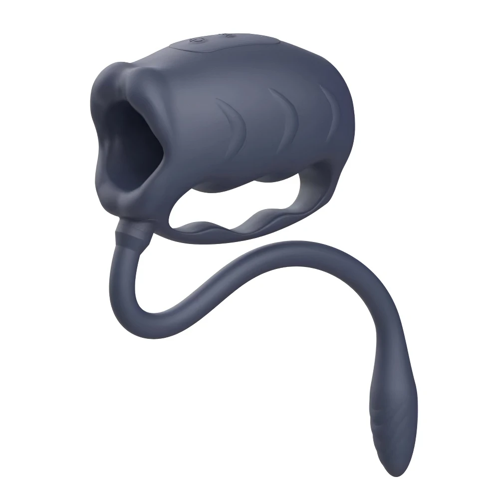 Male Prostate Massager Anal Vibrator Delay Ejaculation Cock Ring For Men Anal Plug Butt Masturbator Erotic Sex Toys Couples