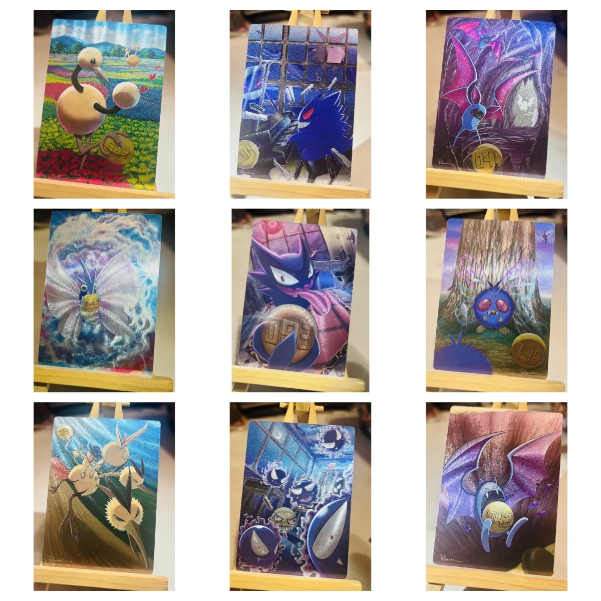 

diy 9pcs/set Pokemon ptcg Hilda Self Control Collect Signature Trading Flash Card Anime Cartoon Gift 63*88mm