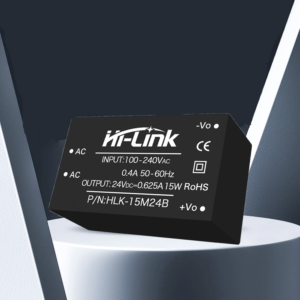 

5PCS 220V to 5V 3A/ 9V 1660mA/ 12V 1250mA / 15V 1000mA/ 24V 625mA AC DC 15W Isolated Step Down Power Supply Module Switch