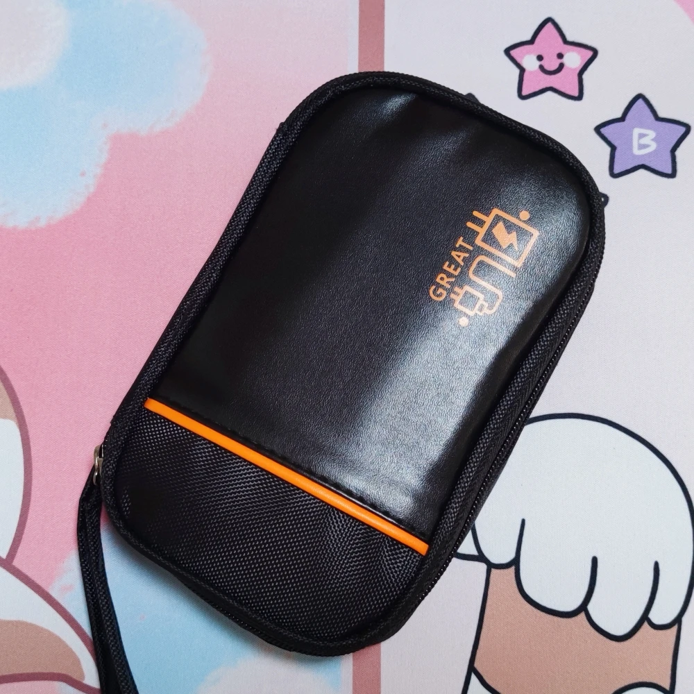 D007 PLUS X6 게임 콘솔 핸드백 여행 가방 보관 케이스 방수 방진 용 가죽 디지털 보관 가방