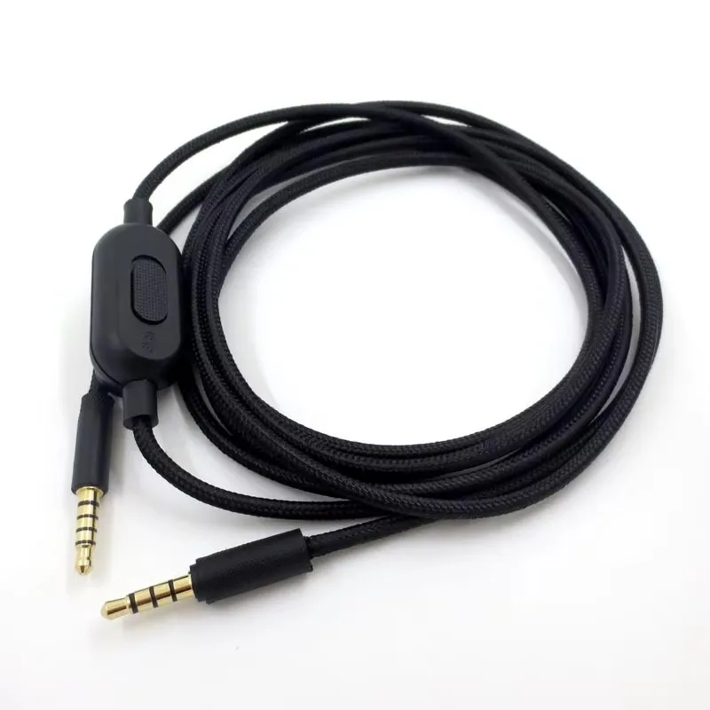 

Gaming Headset Cable Woven Earphone Cord with Volume Control and Mute Switch for Logitech G Pro G Pro X G433 G233 new