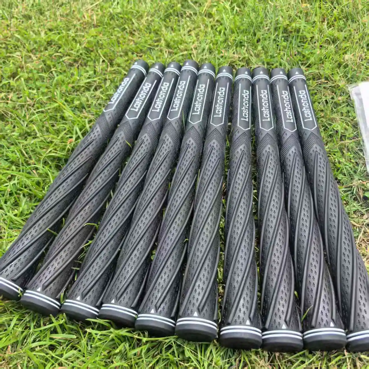 Pegangan Klub Golf untuk Pria dan Wanita, Cocok untuk Klub Besi dan Kayu, Pegangan Universal untuk Ayunan, Bahan Tpe, Pegangan Hitam, Aksesori Golf dengan Pita Dua Sisi