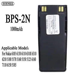 BPS-2N Battery For Nokia 6185 6138 6110 6310I 6310 6210 5180 5170 5160 5150 5125 6160 7110 6150 5185 Original Capacity Repair Pa