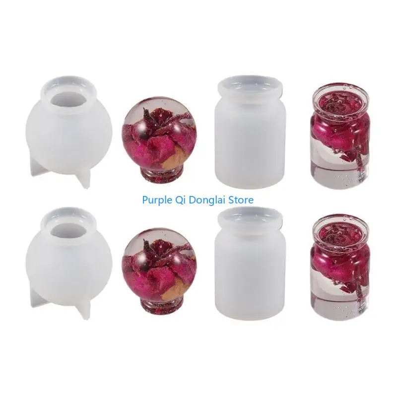 L21E Silicone Craft Molds Bottles Shaped Silicone Clay Molds Silicone Mold