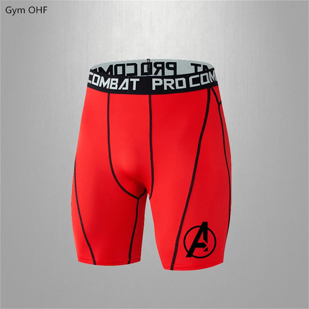 Super Hero Yoga Legging uomo Running collant pantaloncini sportivi Leggings uomo compressione palestra Fitness pantaloni da Jogging pantaloni da uomo