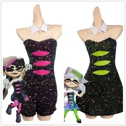 Splatooning Callie Marie Cosplay Costume Dress Women Jumpsuit Outfits Halloween Carnival Party Disguise Suit Role Play Women