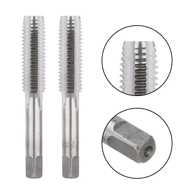 CMCP Hand Tap M3 M3.5 M4 M5 M6 M7 M8 M10 M12 M14 HSS Thread Tap,Metric Screw Tap Drill Hand Threading Tapping Tools