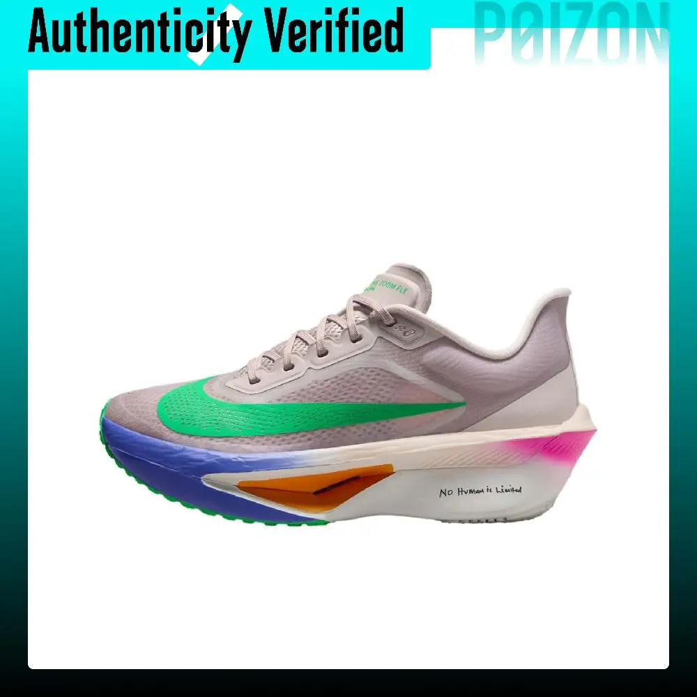 Nike Zoom Fly 6 Breathable Support Marathon Running Shoes Women's Light Purple Green IM6367-600