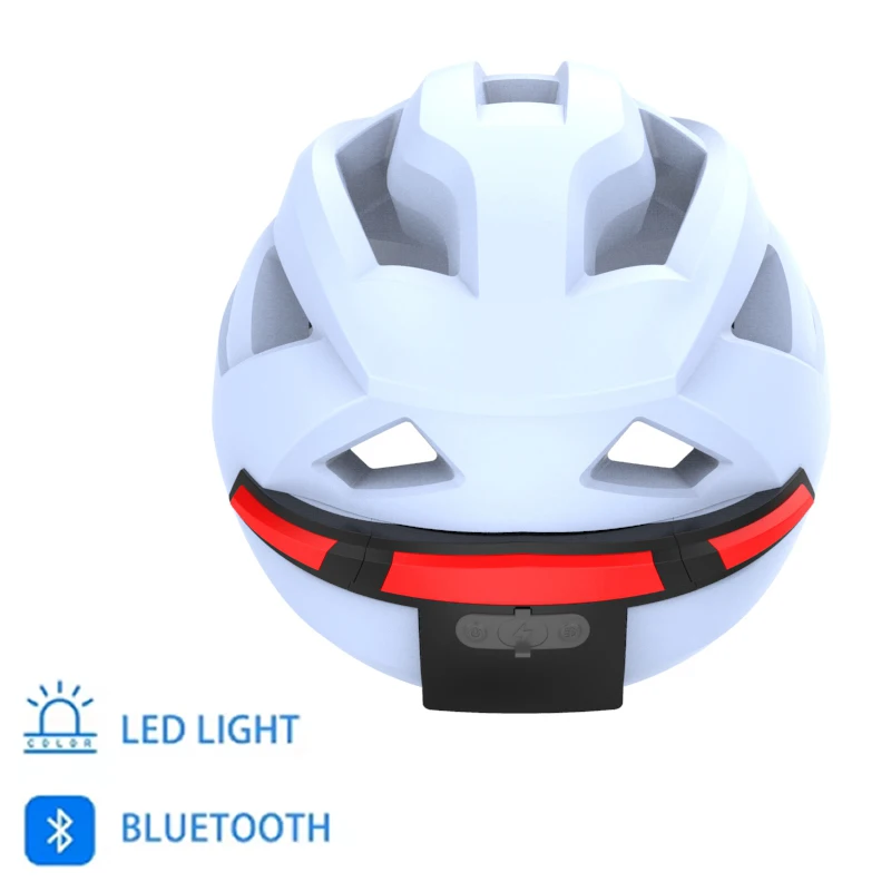 

Bluetooth Smart Helmet with LED Display Screen Taillight Smart APP Control Bicycle Helmet Road Bike Helmet Sports