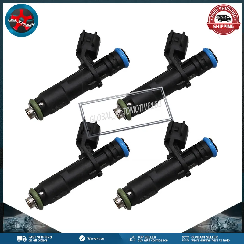 For Chrysler 200 Dodge Dart Jeep Cherokee Jeep Renegade Ram ProMaster City 04593986AB 4PCS Fuel Injectors