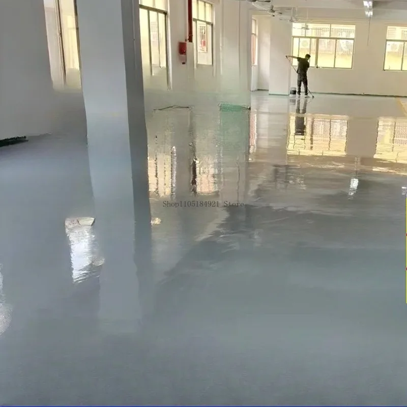 500g/1kg  Three-in-one Water-based Epoxy Floor Paint Household Factory Workshop Cement Floor Beautification Renovation Paint