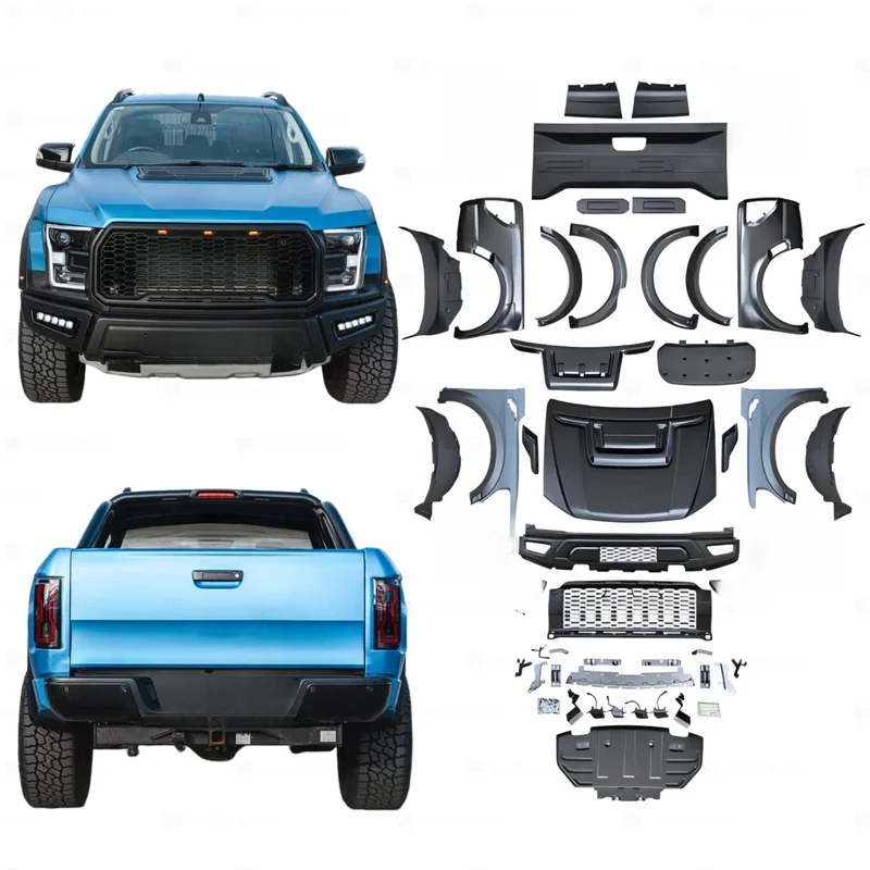 2012-2021 4X4 Pickup F-150 Raptor Style Facelift Body Kit High Quality Easy Install Exterior Parts