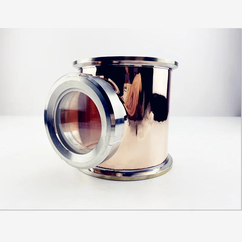 União de Vidro de Visão de Cobre Tri Braçadeira t * Coluna de Lente de Destilação para Homebrewing Comprimento 160 mm 152 mm Od166.7