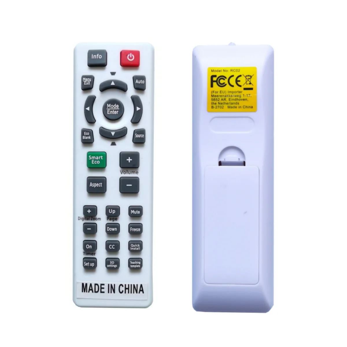 Best-selling Replace Remote Control Fit for BenQ Projector TX538 TS537 MS521 MW523 MX522 MW535 MX525 MS535 MS517 MX518