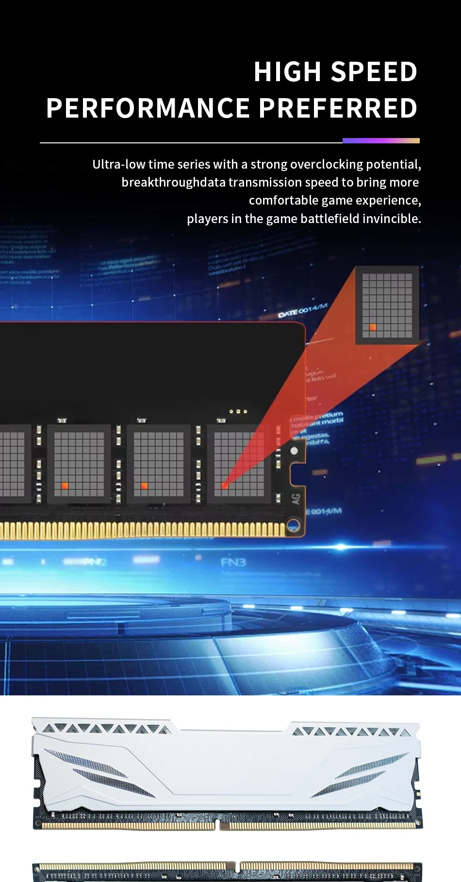 Memória RAM DDR4 16GB 3200MHz para Desktop