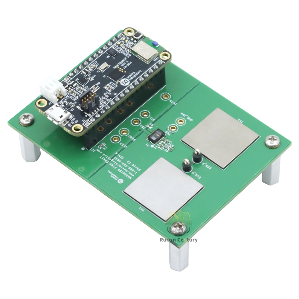 MAX86150EVSYS Multiple Function Sensor Development Tool PPG ECG Bio-Sensor Evaluation Kit MAX32630FTHR BLE GUI Data Logging