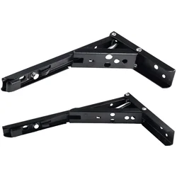 Bracket Triangular Folding Partition Heavy Duty Metal DIY Collapsible Shelf Hinge Accessories For Work Bench Furniture Hinge